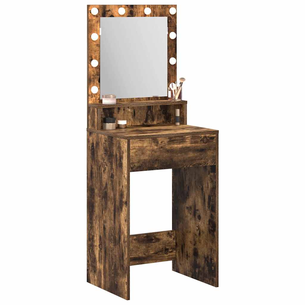 Toaletni stol Dimljeni hrast 50 x 41 x 135 cm Konstruirano drvo