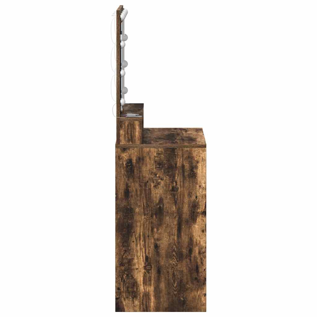 Toaletni stol Dimljeni hrast 50 x 41 x 135 cm Konstruirano drvo