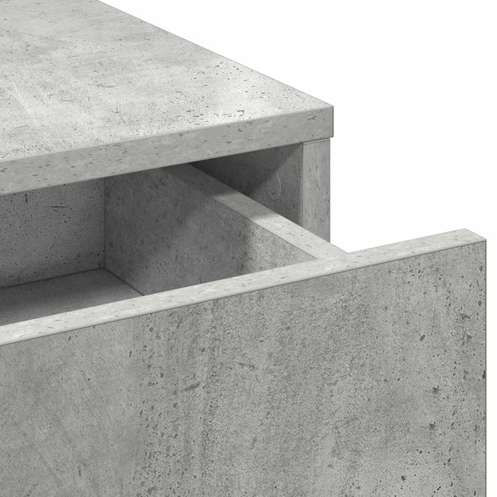 Toaletni stol Betonski sivi 50 x 41 x 140 cm Konstruirano drvo