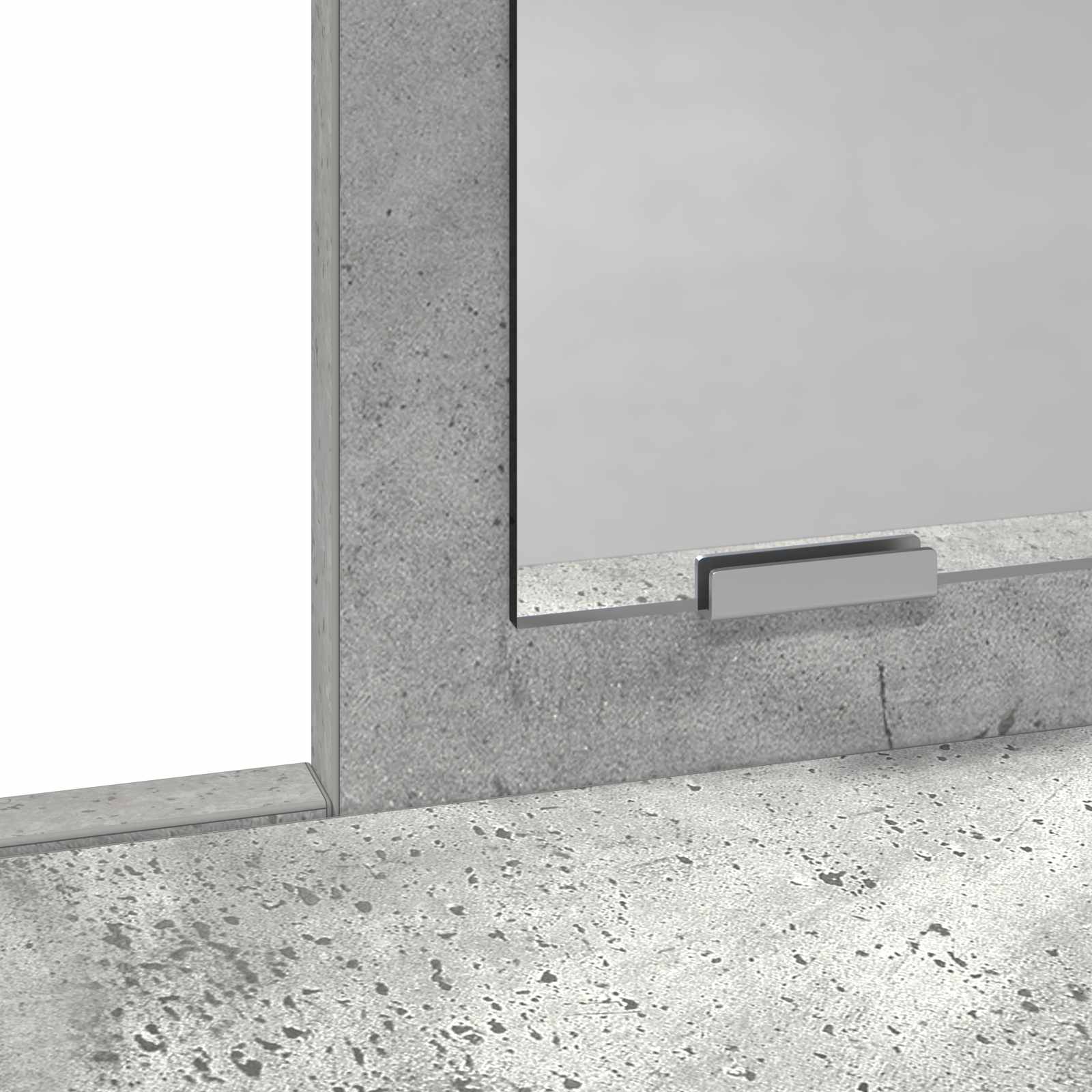 Toaletni stol Betonski sivi 100 x 41 x 140 cm Konstruirano drvo