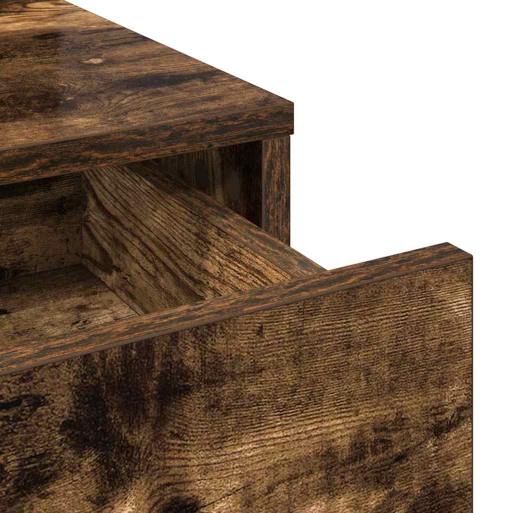 Toaletni stol s ladicama Dimljeni hrast 100 x 41 x 140 cm