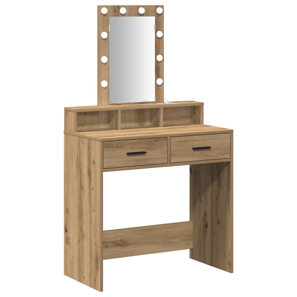 Toaletni stol Smeđa 79 x 41 x 140 cm Konstruirano drvo