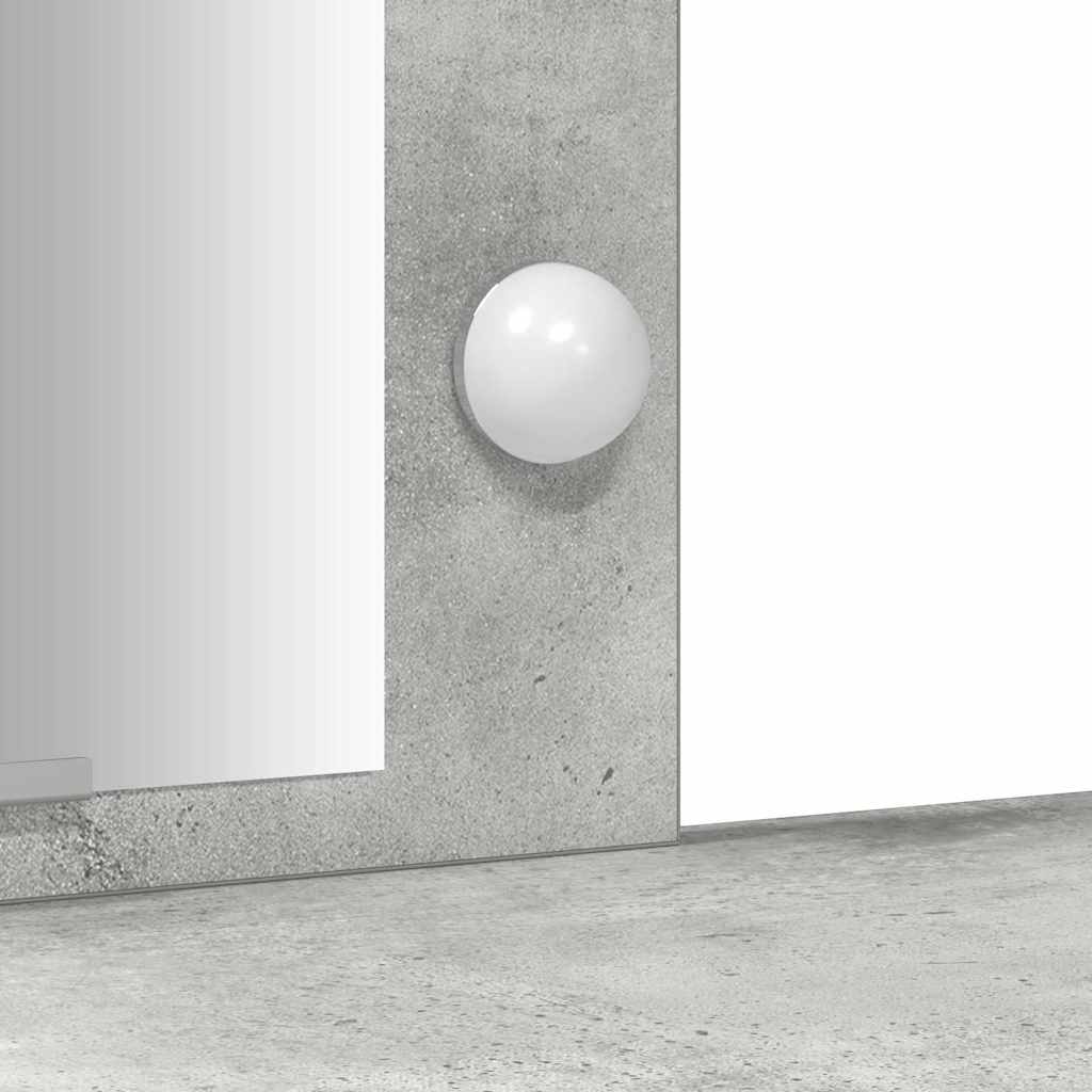 Toaletni stol Svijetlo siva 102 x 33 x 135 cm Konstruirano drvo
