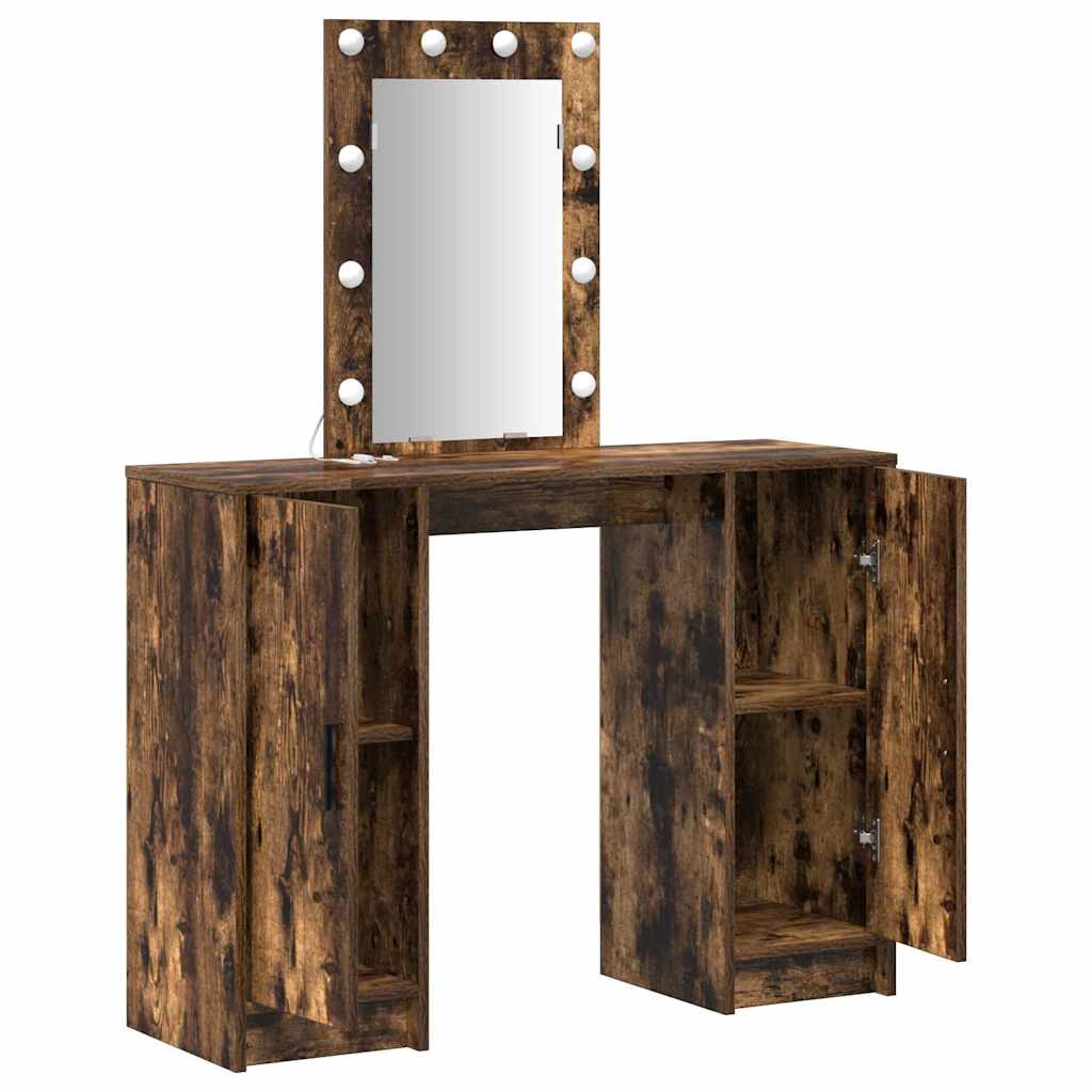 Toaletni stol Smeđa 102 x 33 x 135 cm Konstruirano drvo