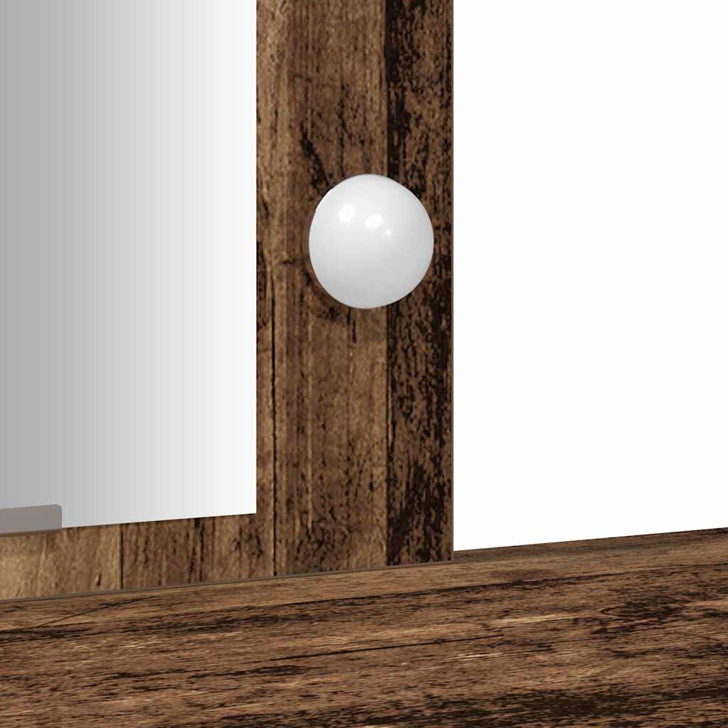 Toaletni stol Smeđa 102 x 33 x 135 cm Konstruirano drvo