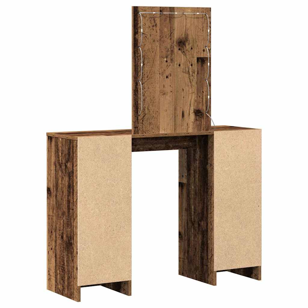 Toaletni stol Smeđa 102 x 33 x 135 cm Konstruirano drvo