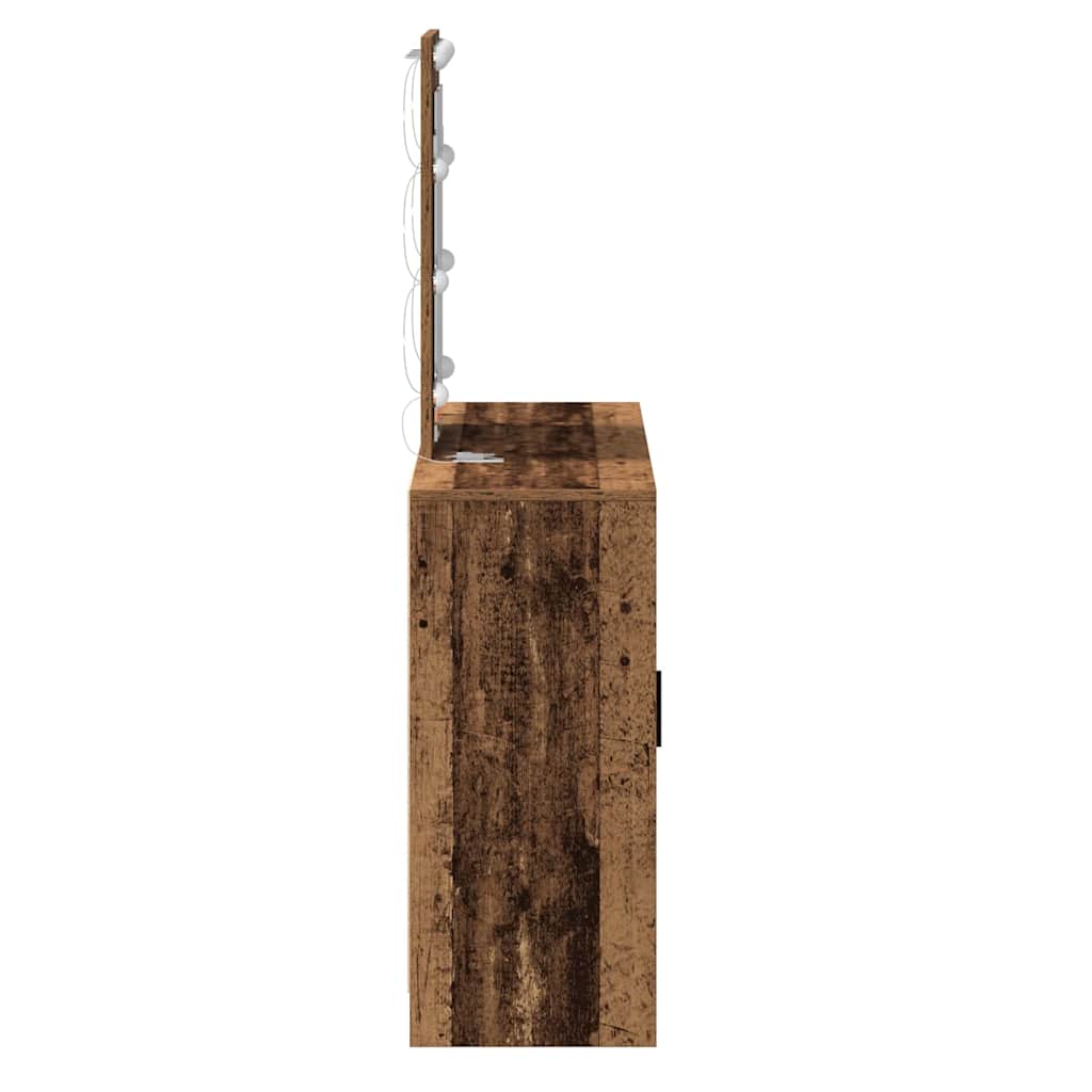 Toaletni stol Smeđa 102 x 33 x 135 cm Konstruirano drvo