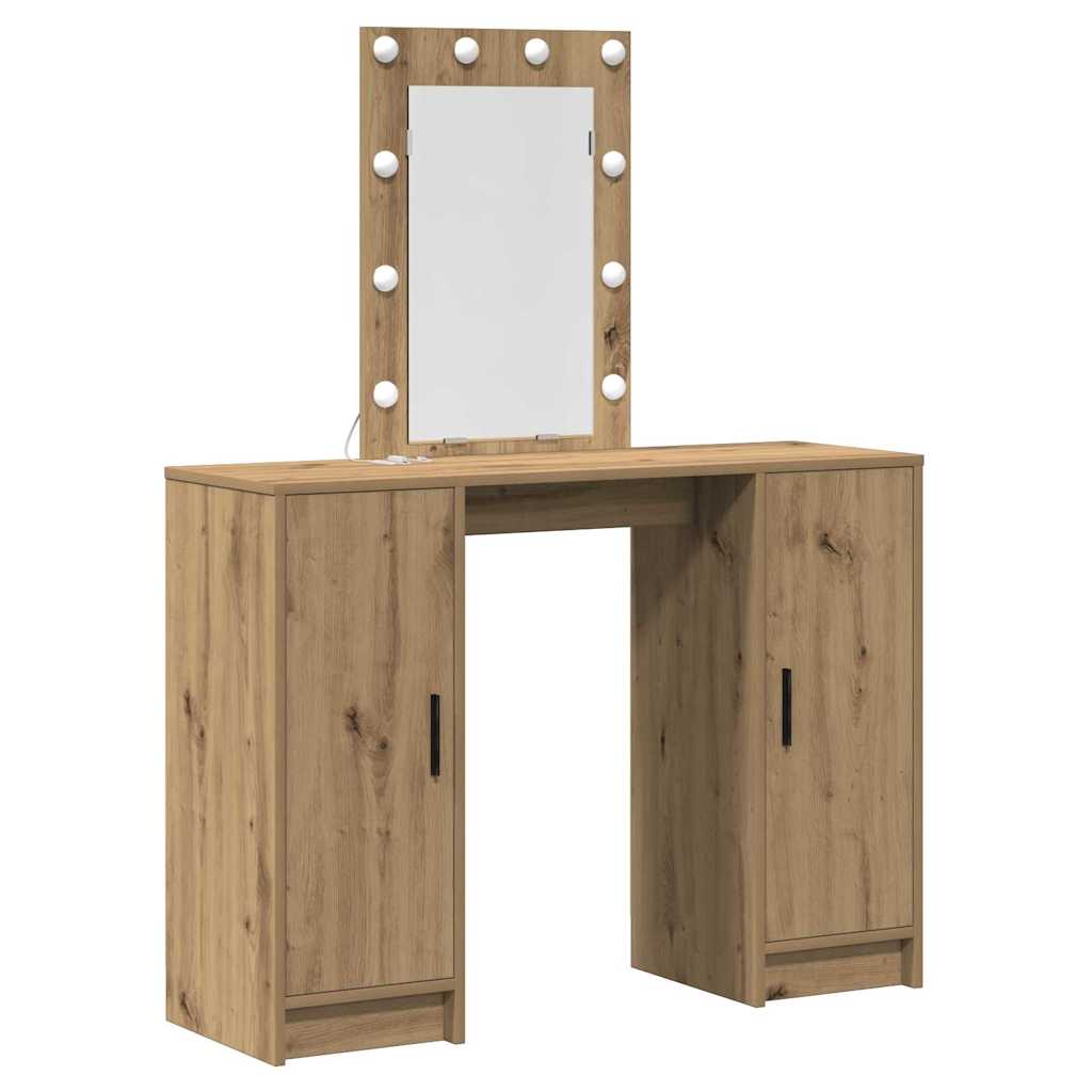 Toaletni stol Smeđa 102 x 33 x 135 cm Konstruirano drvo