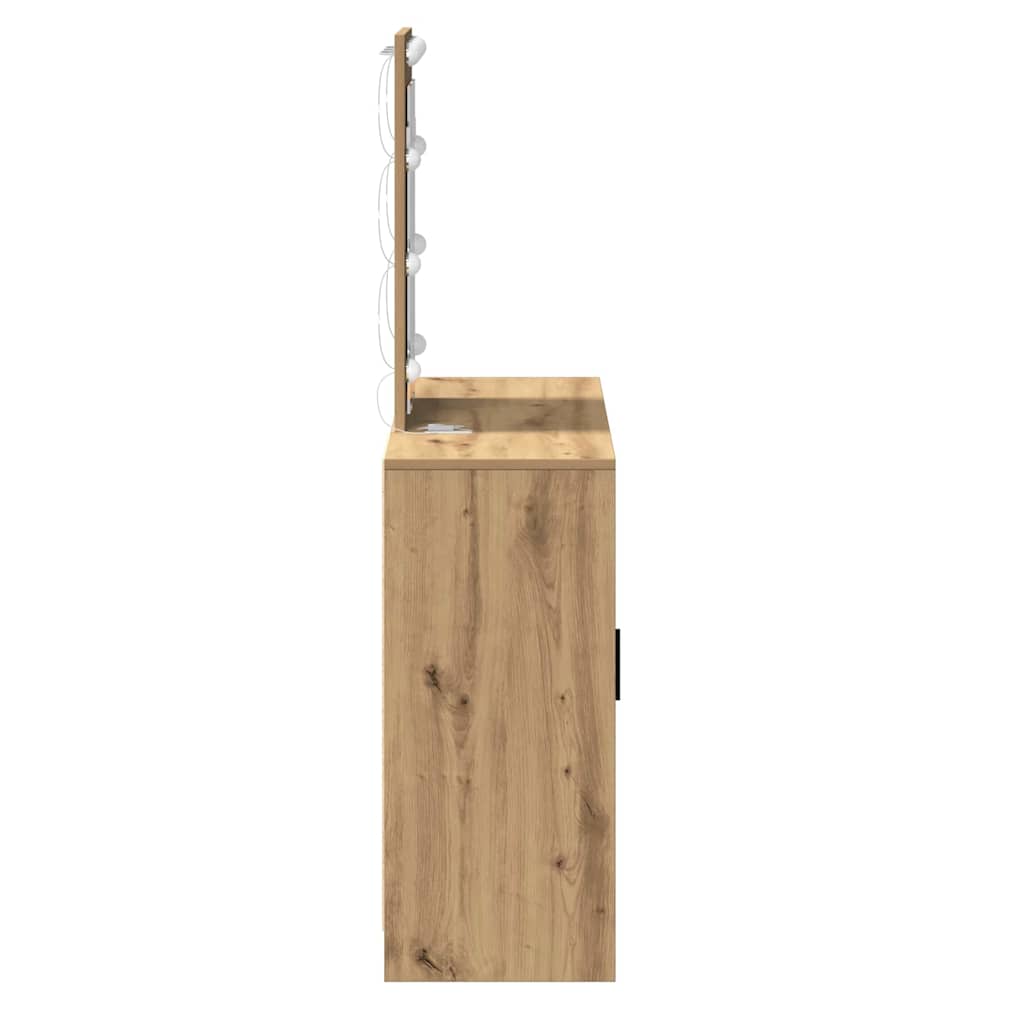 Toaletni stol Smeđa 102 x 33 x 135 cm Konstruirano drvo