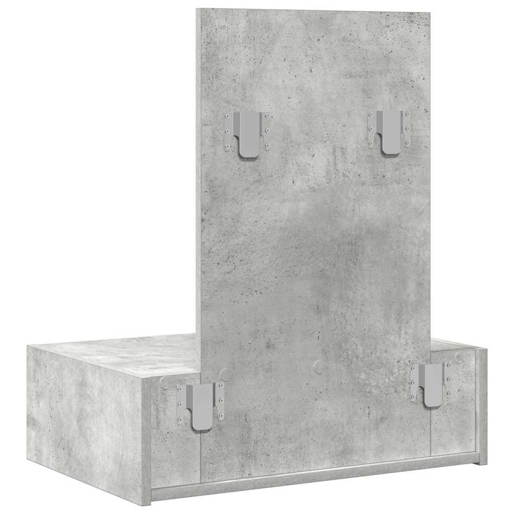 Toaletni stol s ladicama Siva 60 x 40 x 70 cm Konstruirano drvo