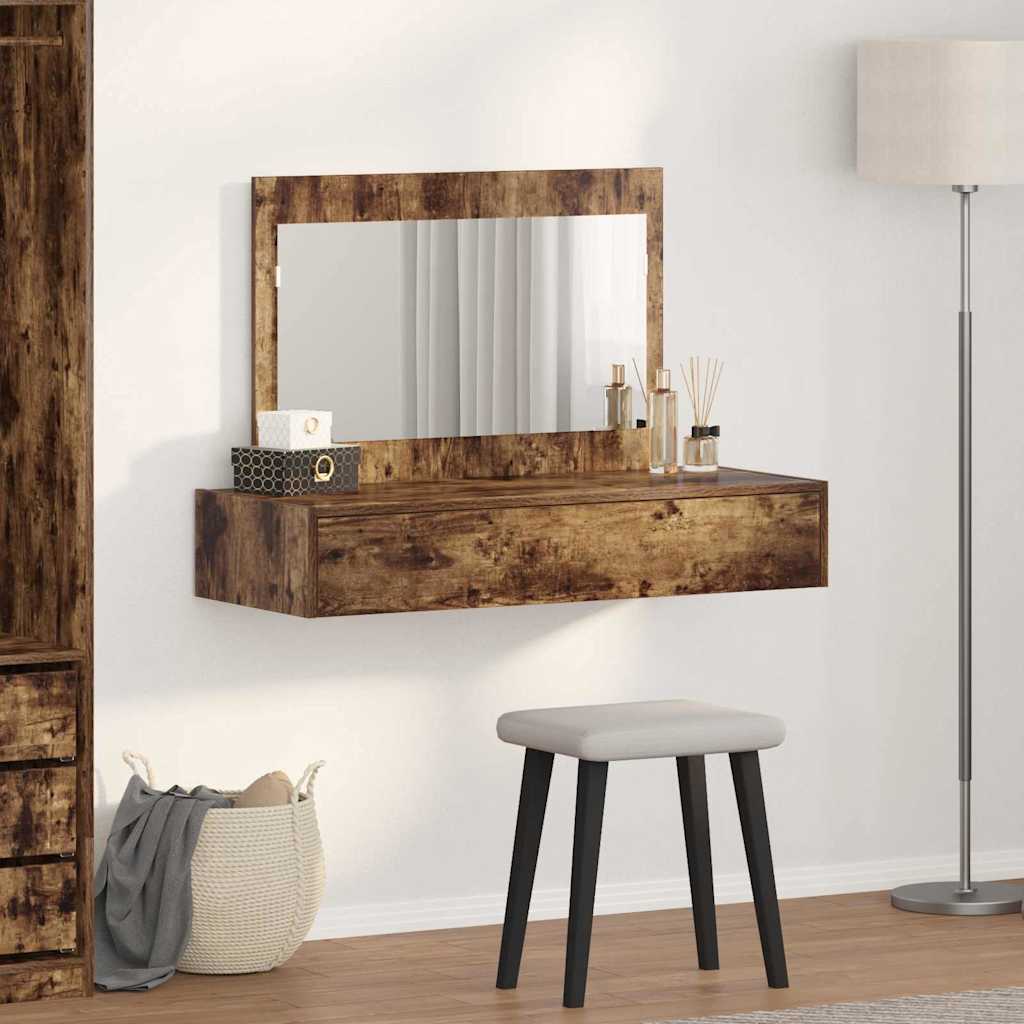 Toaletni stol Smeđa 100 x 40 x 70 cm Konstruirano drvo