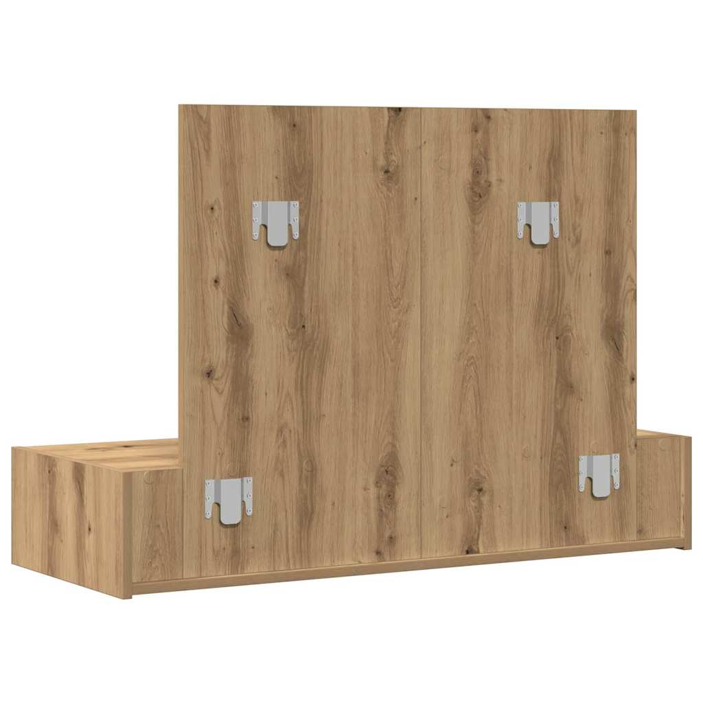 Toaletni stol Smeđa 100 x 40 x 70 cm Konstruirano drvo