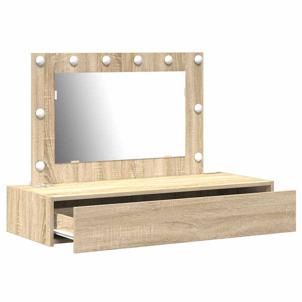 Toaletni stol Smeđa 100 x 40 x 70 cm Konstruirano drvo