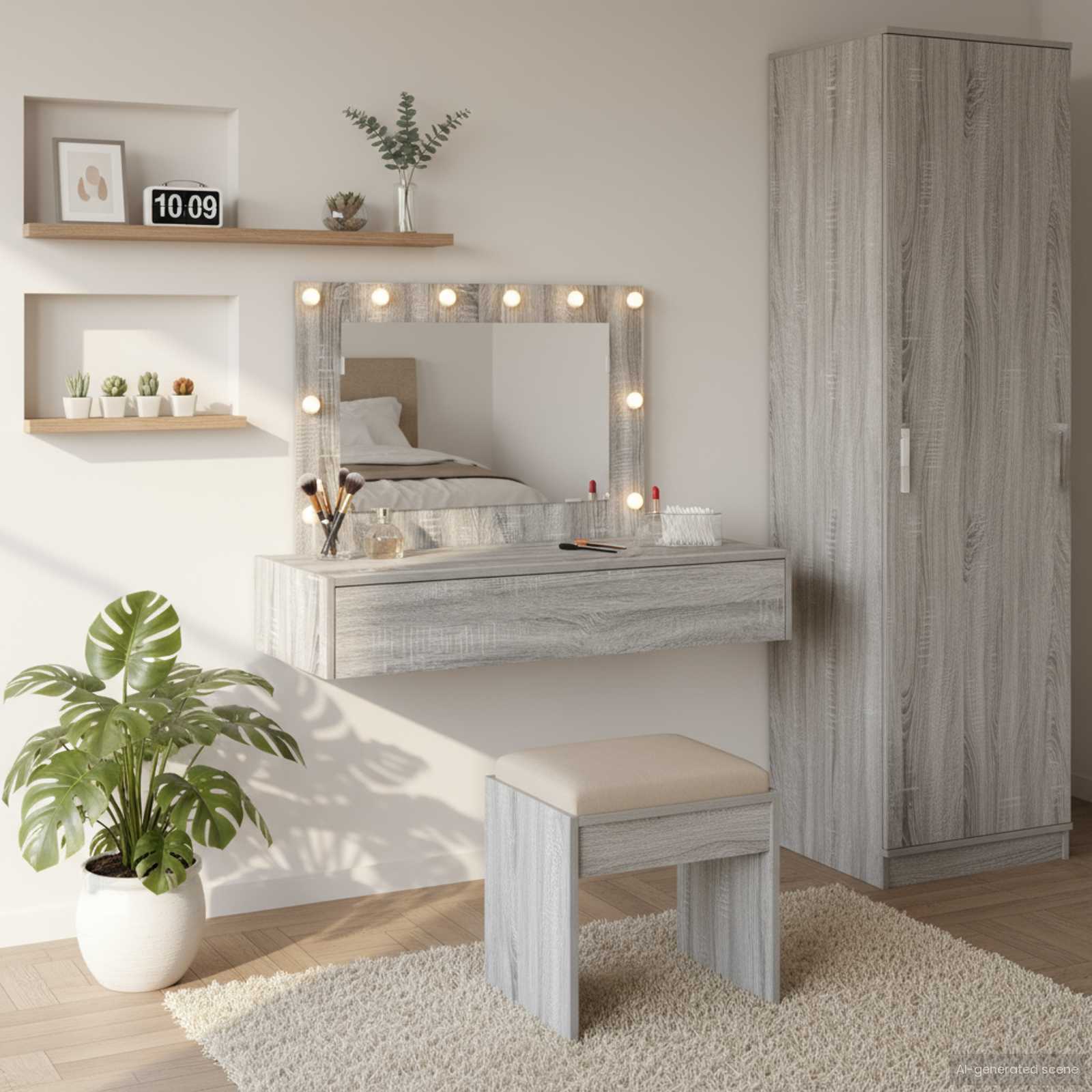 Toaletni stol Siva 100 x 40 x 70 cm Konstruirano drvo