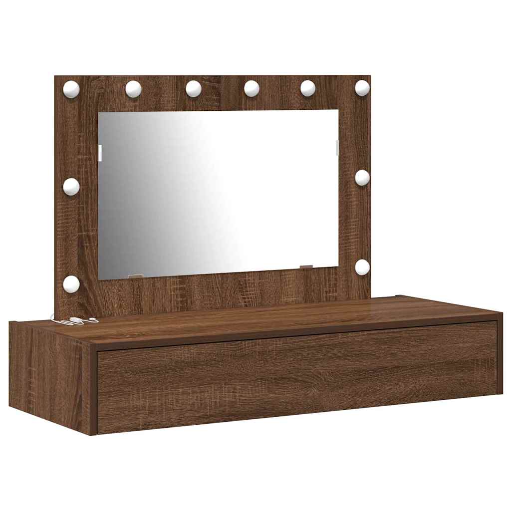 Toaletni stol Smeđa 100 x 40 x 70 cm Konstruirano drvo
