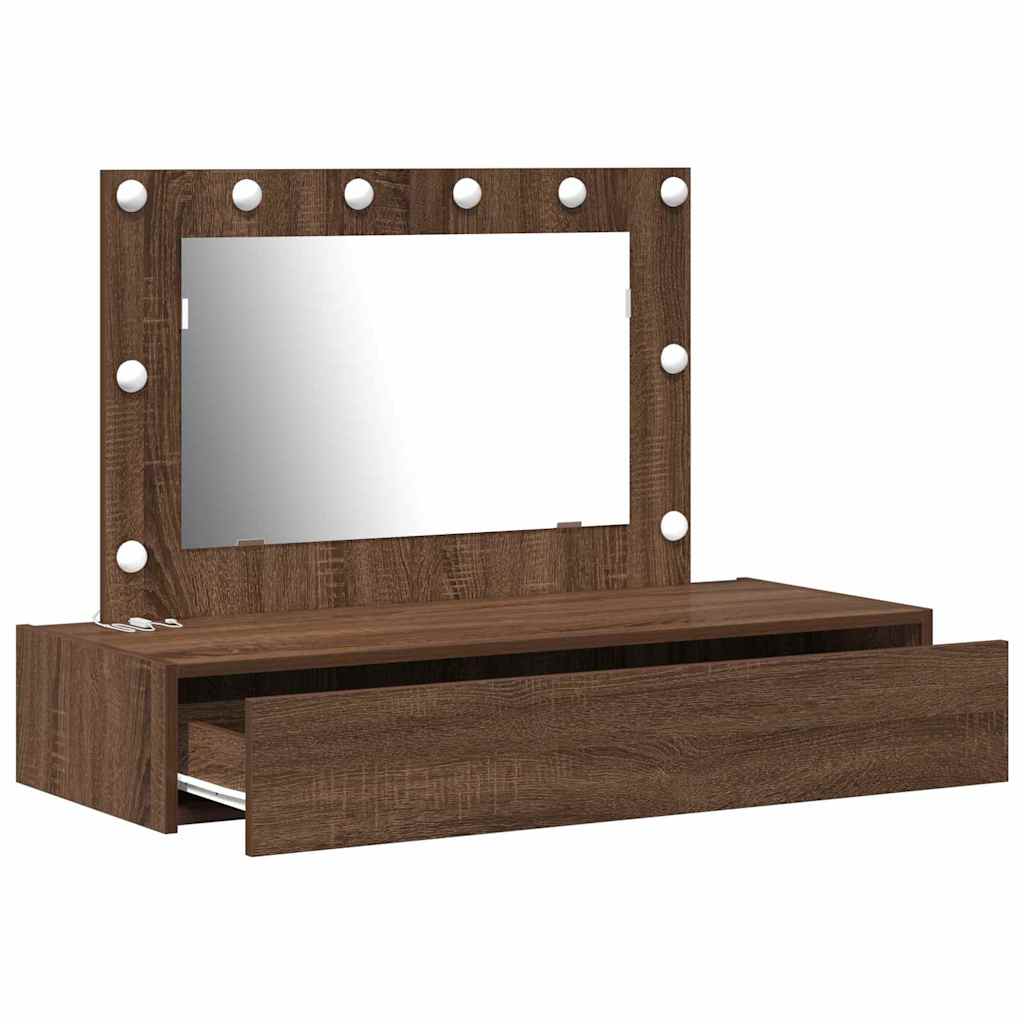 Toaletni stol Smeđa 100 x 40 x 70 cm Konstruirano drvo