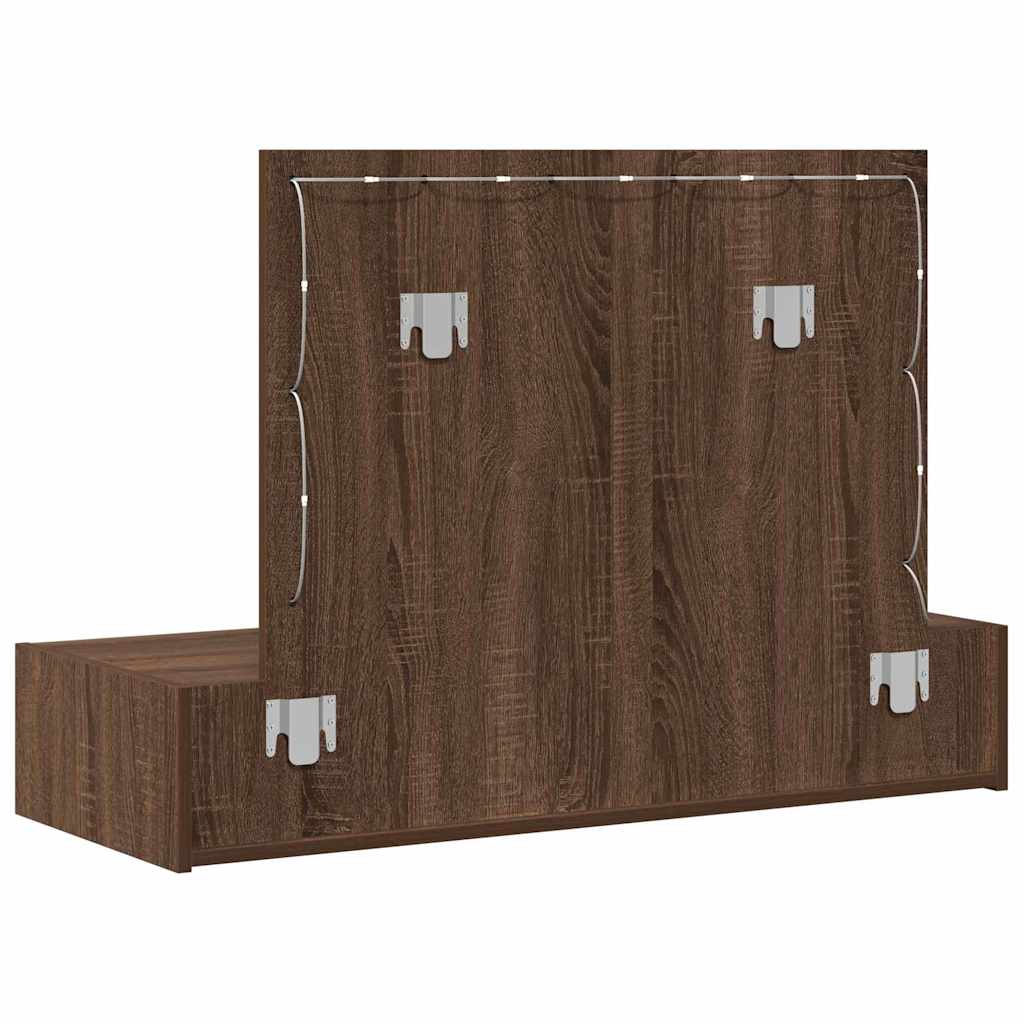 Toaletni stol Smeđa 100 x 40 x 70 cm Konstruirano drvo