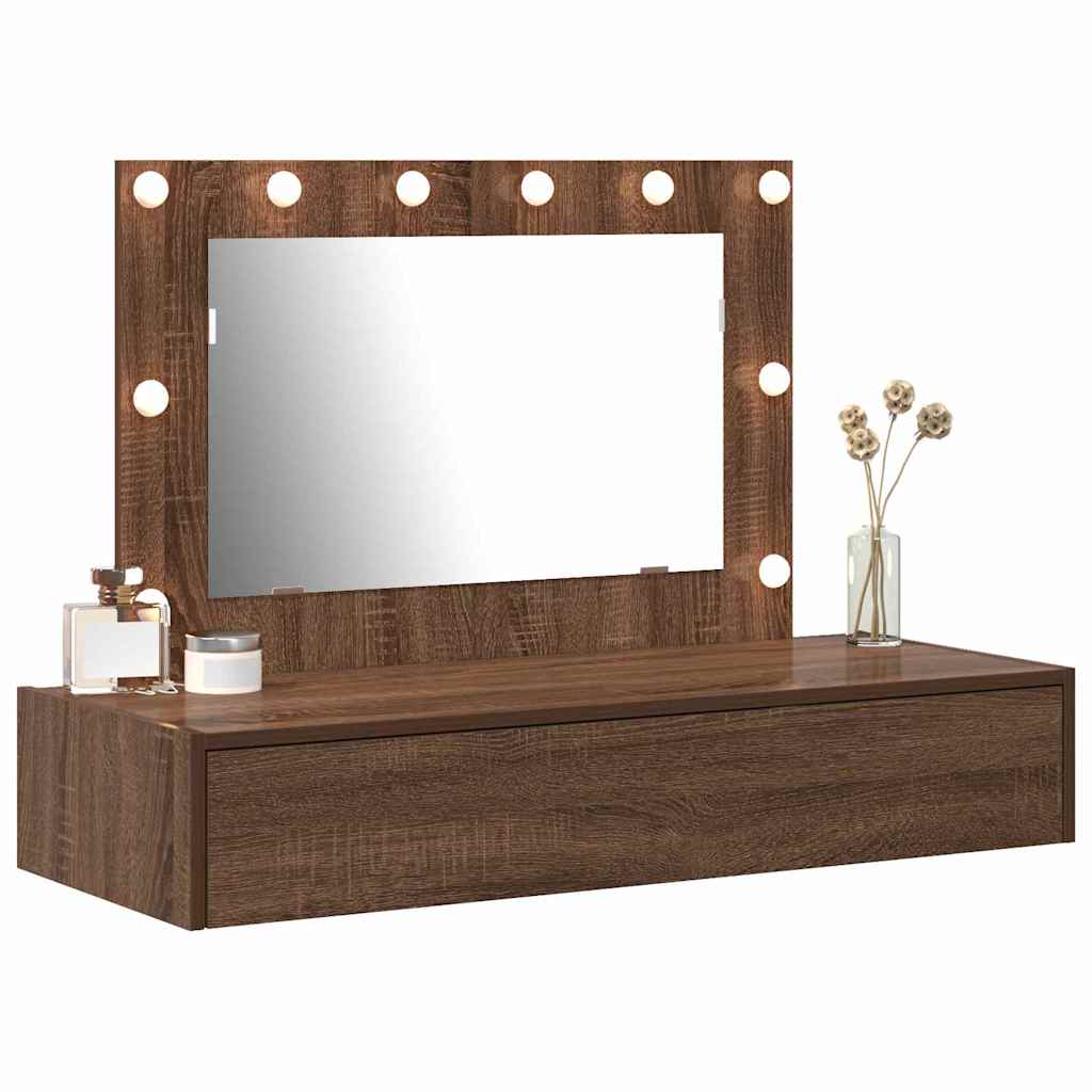 Toaletni stol Smeđa 100 x 40 x 70 cm Konstruirano drvo