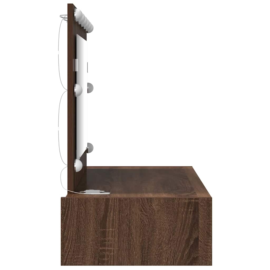Toaletni stol Smeđa 100 x 40 x 70 cm Konstruirano drvo