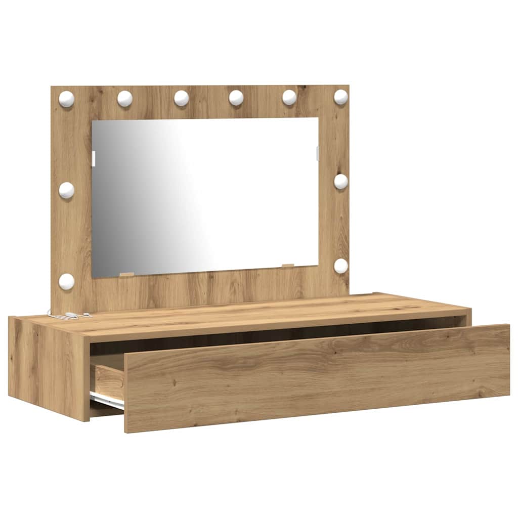 Toaletni stol Smeđa 100 x 40 x 70 cm Konstruirano drvo