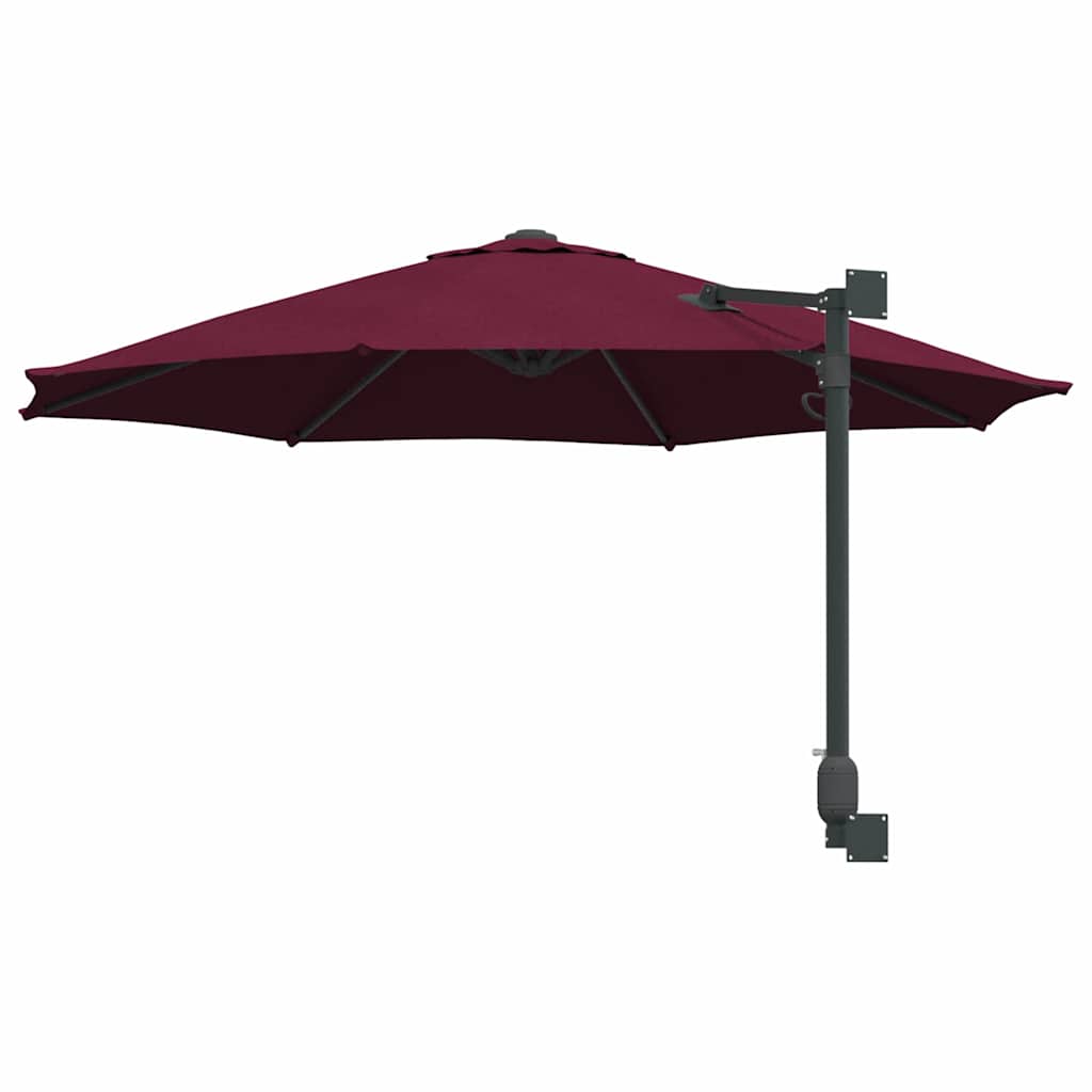 Vrtni suncobran Bordeaux Crvena 248 x 248 x 148 cm