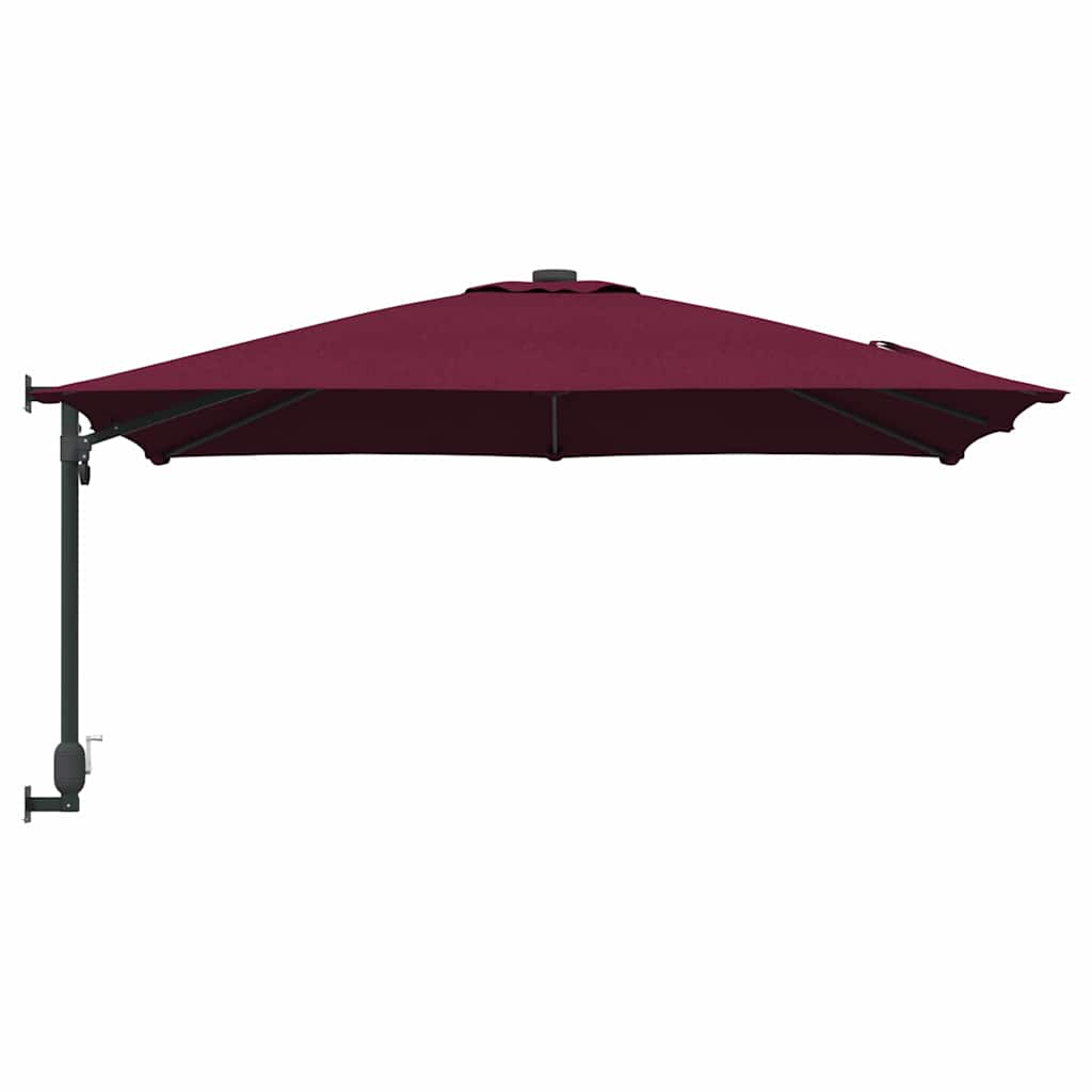 Vrtni suncobran Bordeaux Crvena 248,5 x 247,5 x 160 cm