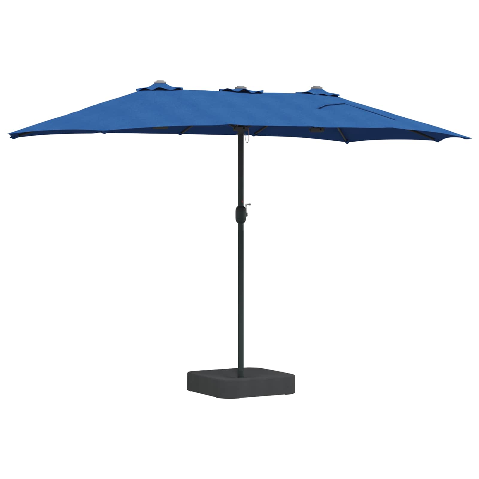 Vrtni suncobran Azurnoplava 385 x 209 x 244 cm Poliester