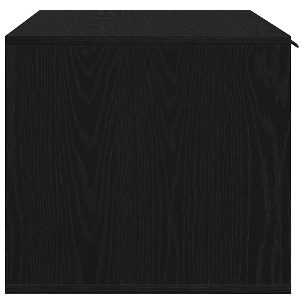 Kućište za mačji pijesak crni hrast 80x50x45 cm inženjerski drvo
