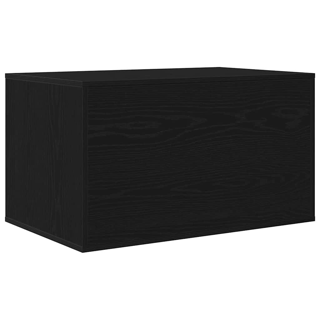 Kućište za mačji pijesak crni hrast 80x50x45 cm inženjerski drvo