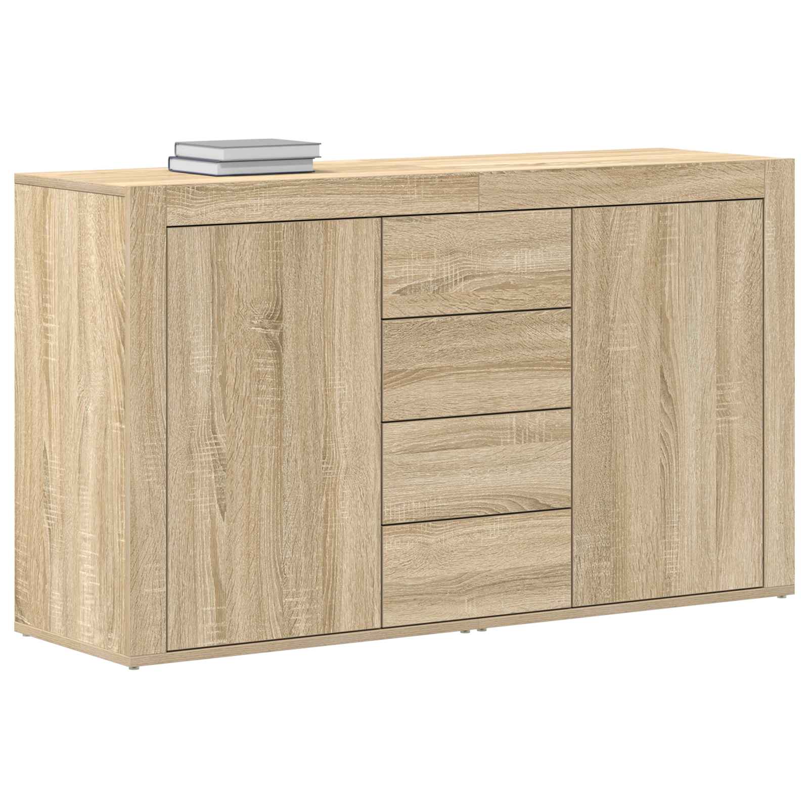 Kreveta Sonoma hrast 120 x 36 x 69 cm Konstruirano drvo
