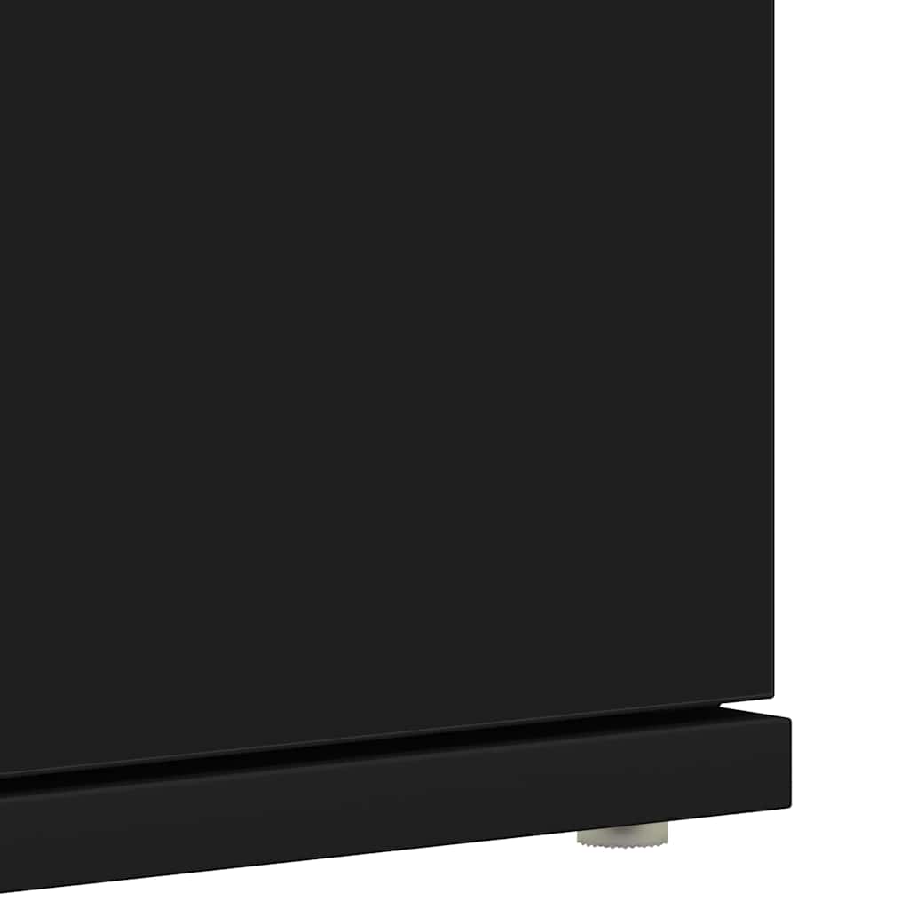Ormar za cipele Crna 80 x 39 x 178 cm Konstruirano drvo