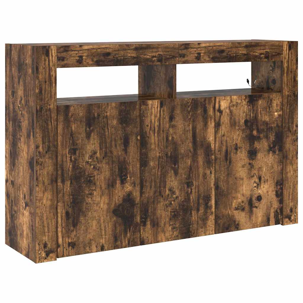 Kreveta Dimljeni hrast 116 x 30 x 75 cm Konstruirano drvo