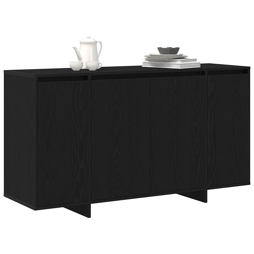 Kreveta Crni hrast 135 x 41 x 75 cm Konstruirano drvo