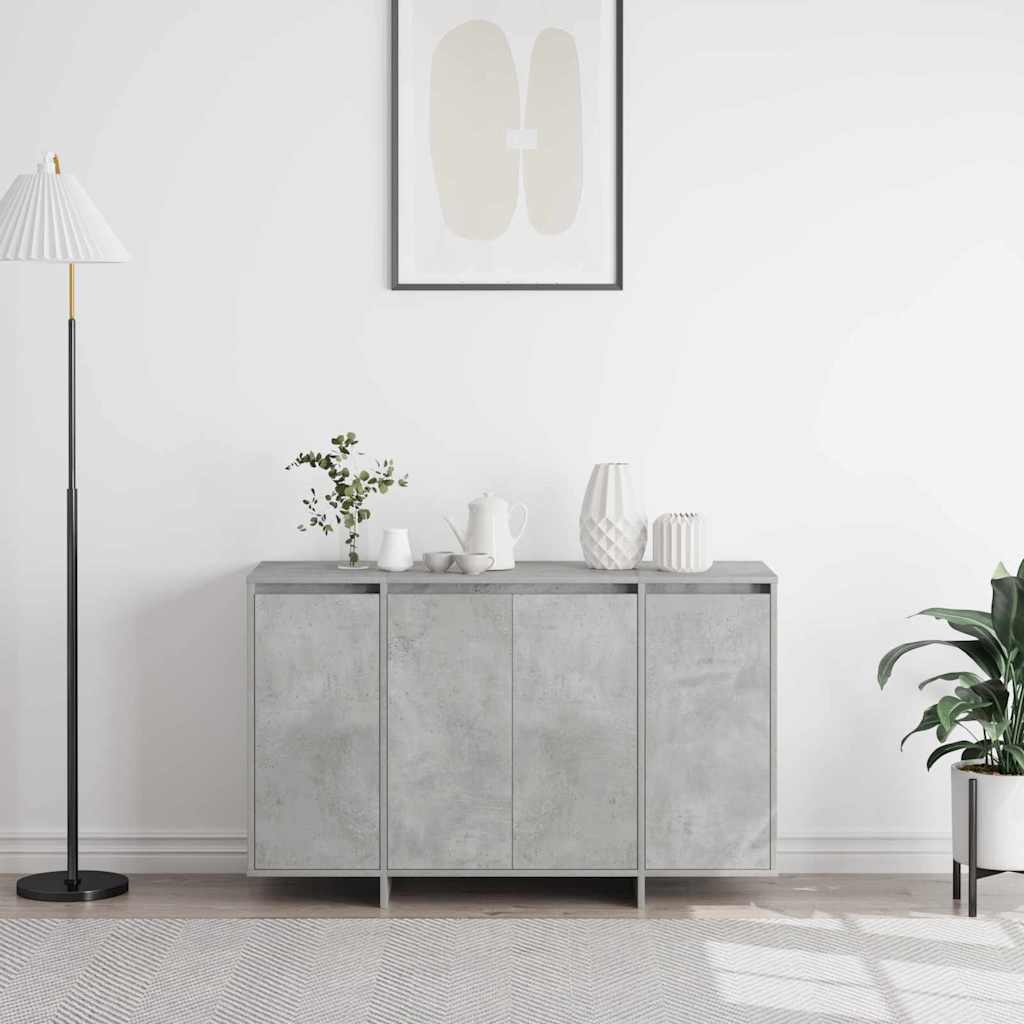 Kreveta Beton siva 120 x 41 x 75 cm Konstruirano drvo