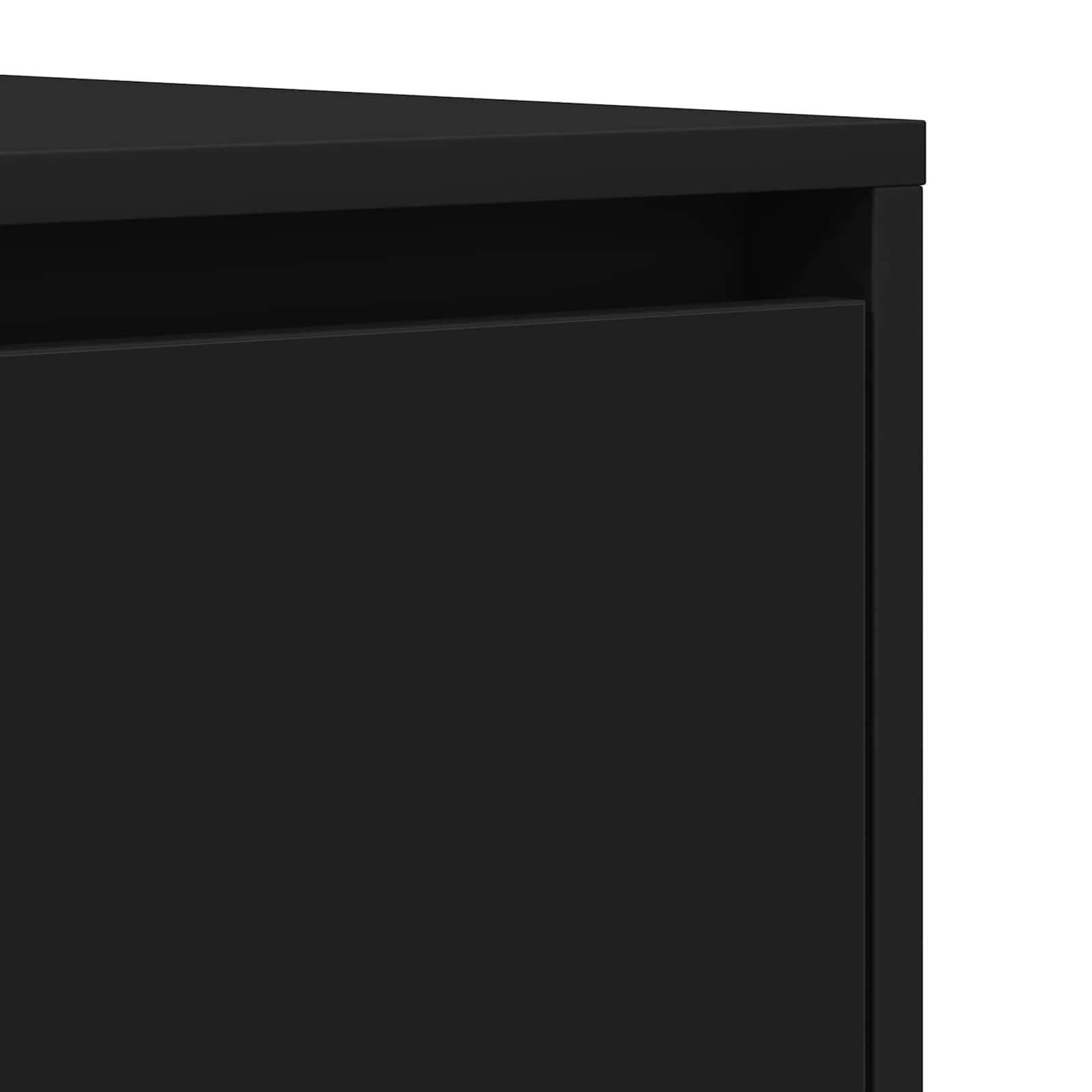 Kreveta s ladicama Crna 120 x 41 x 75 cm Konstruirano drvo