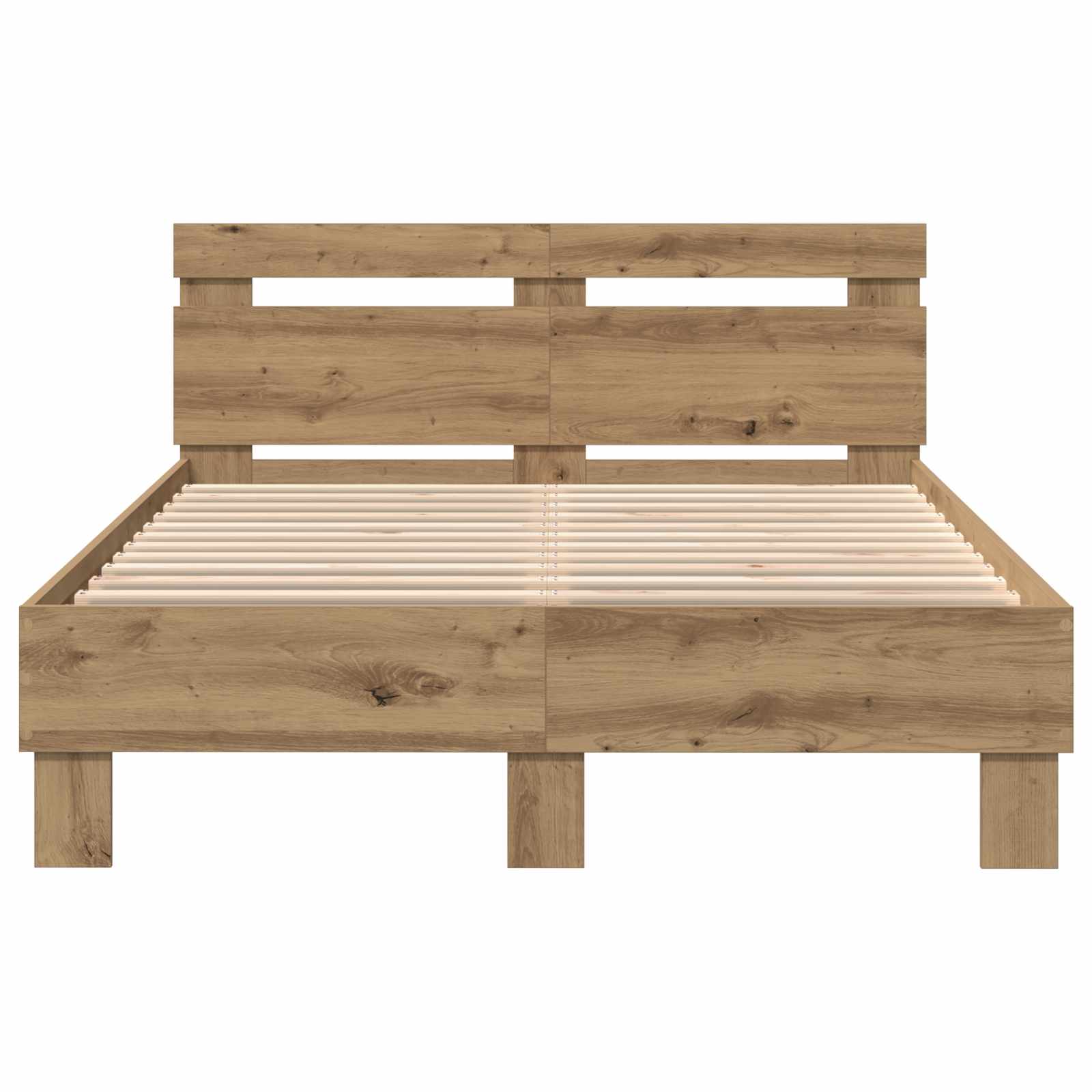 Krevetna konstrukcija Umjetnički hrast 120 x 200 cm