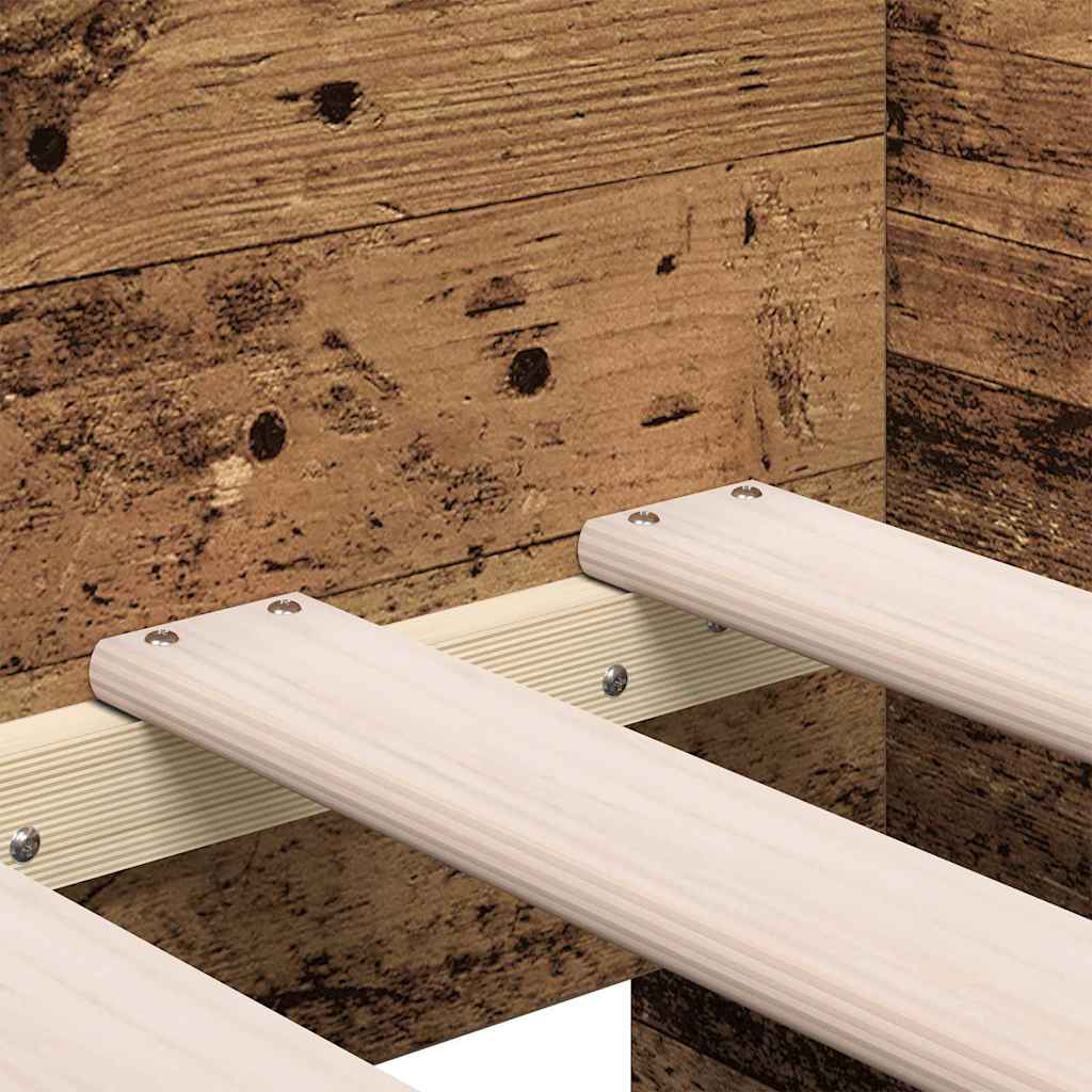 Krevet na dan Staro drvo 100 x 200 cm Konstruirano drvo