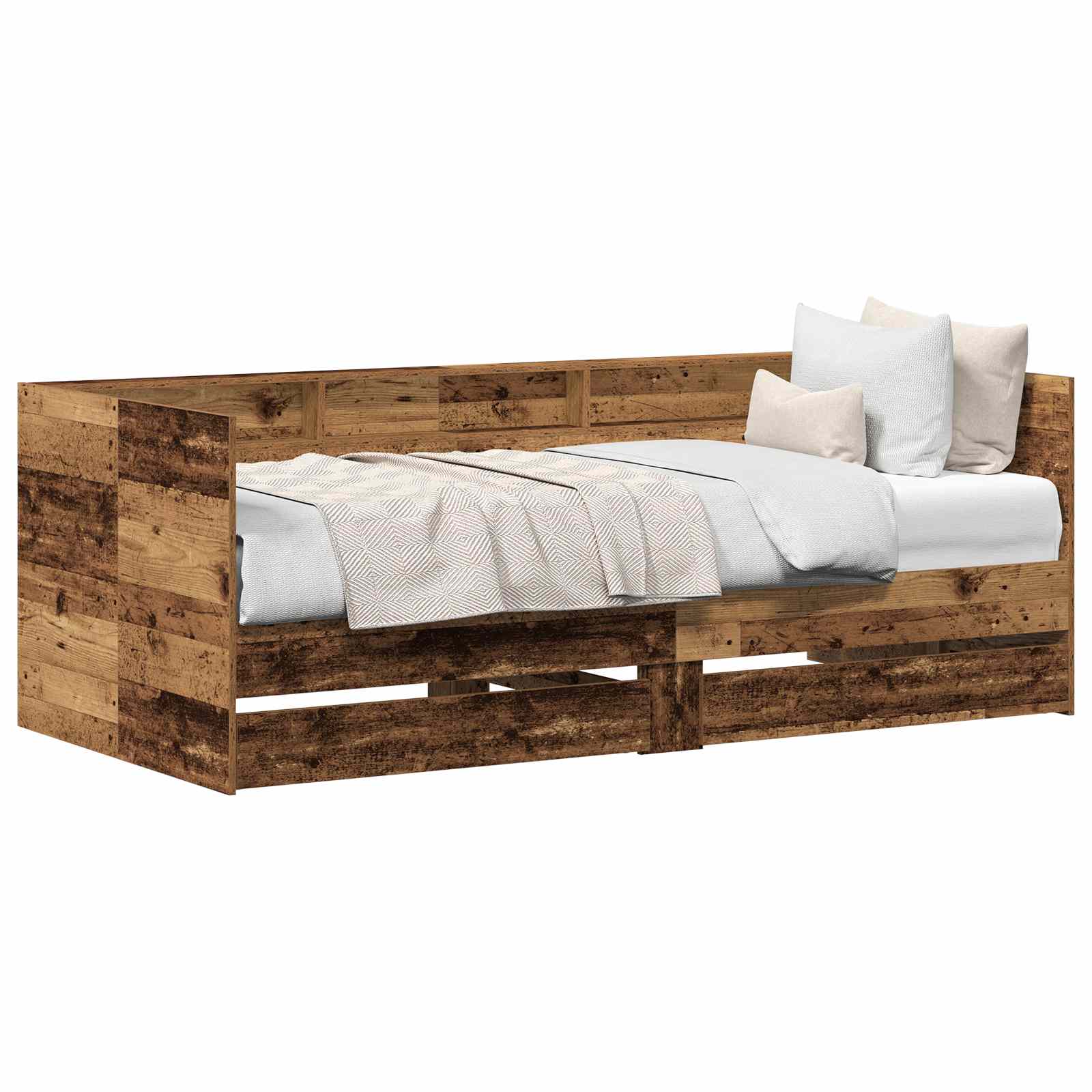 Krevet na dan Staro drvo 100 x 200 cm Konstruirano drvo