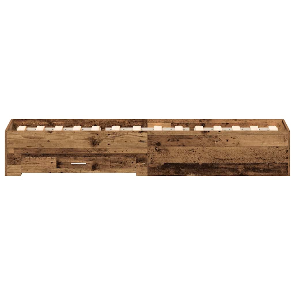 Krevetna konstrukcija Staro drvo 90 x 200 cm Konstruirano drvo