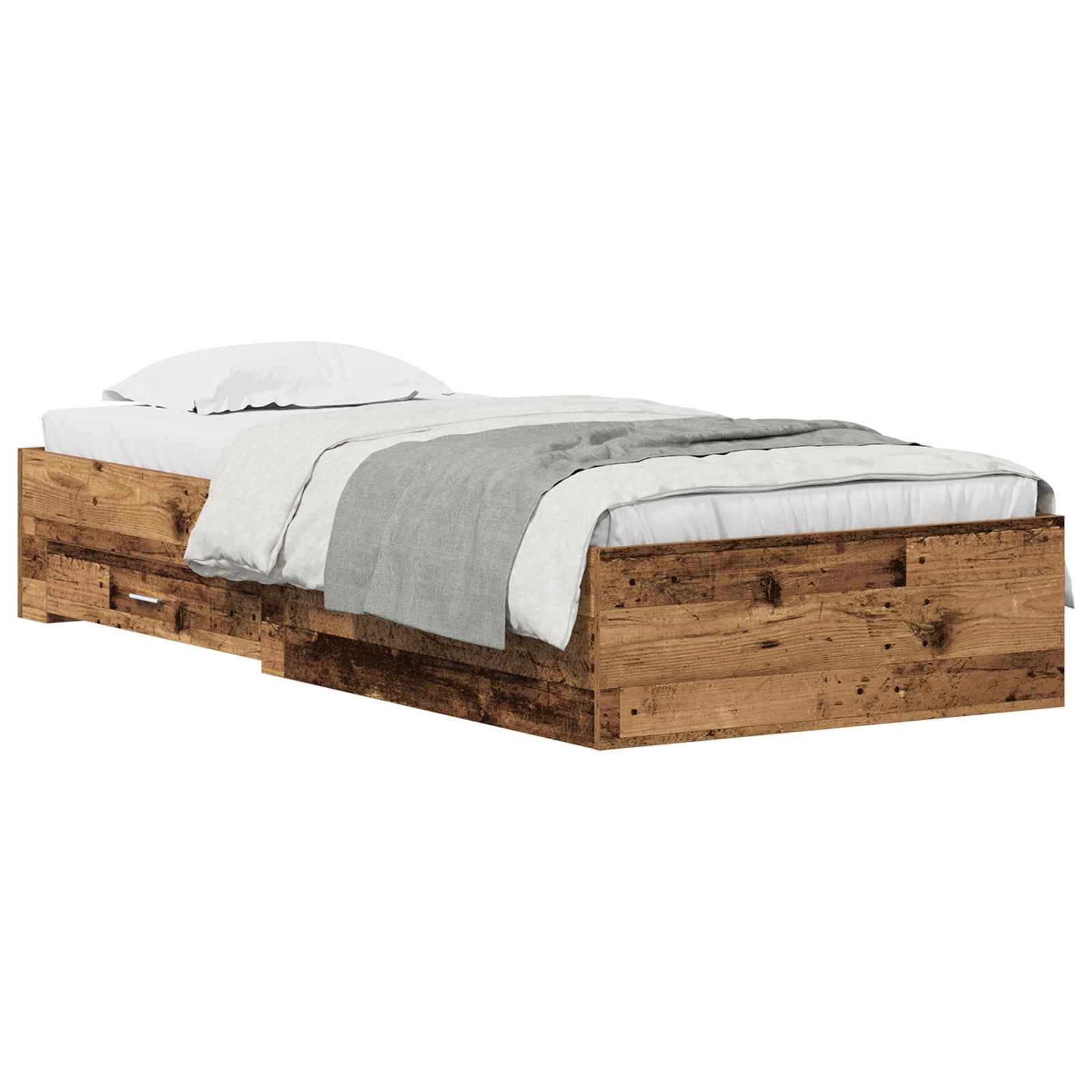 Krevetna konstrukcija Staro drvo 90 x 190 cm Konstruirano drvo