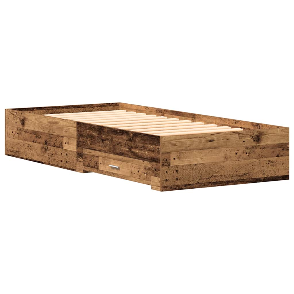Krevetna konstrukcija Staro drvo 90 x 190 cm Konstruirano drvo