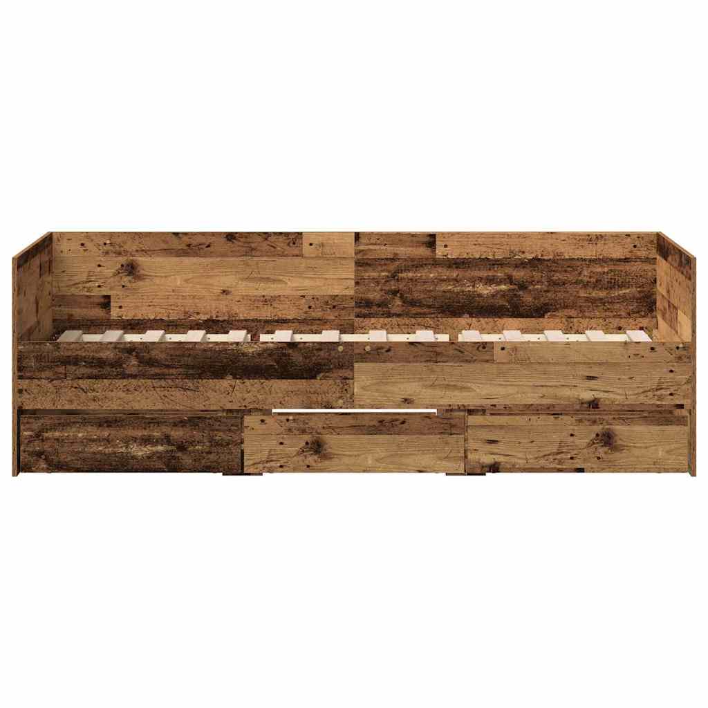 Krevet na dan Staro drvo 90 x 190 cm Konstruirano drvo