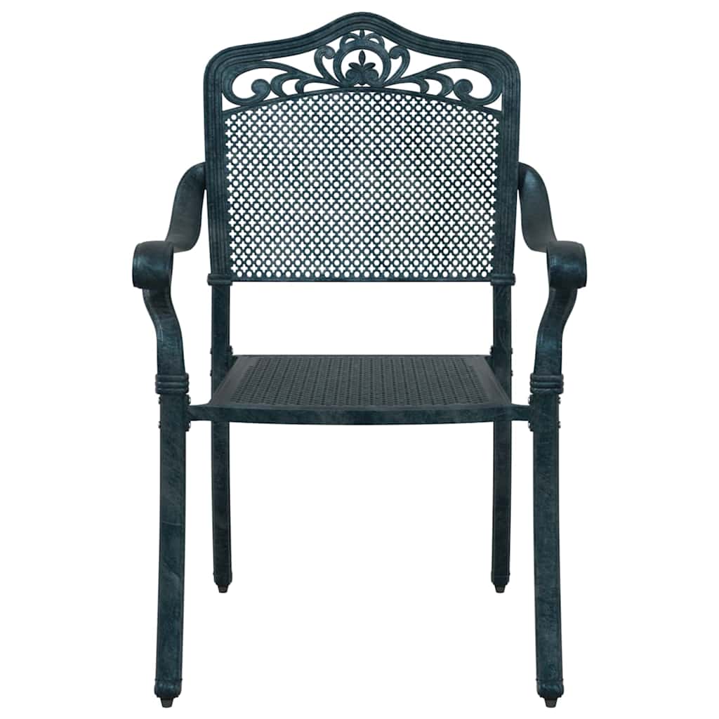 Vrtna stolica 2 pcs Zelena 64 x 62 x 93cm Aluminij