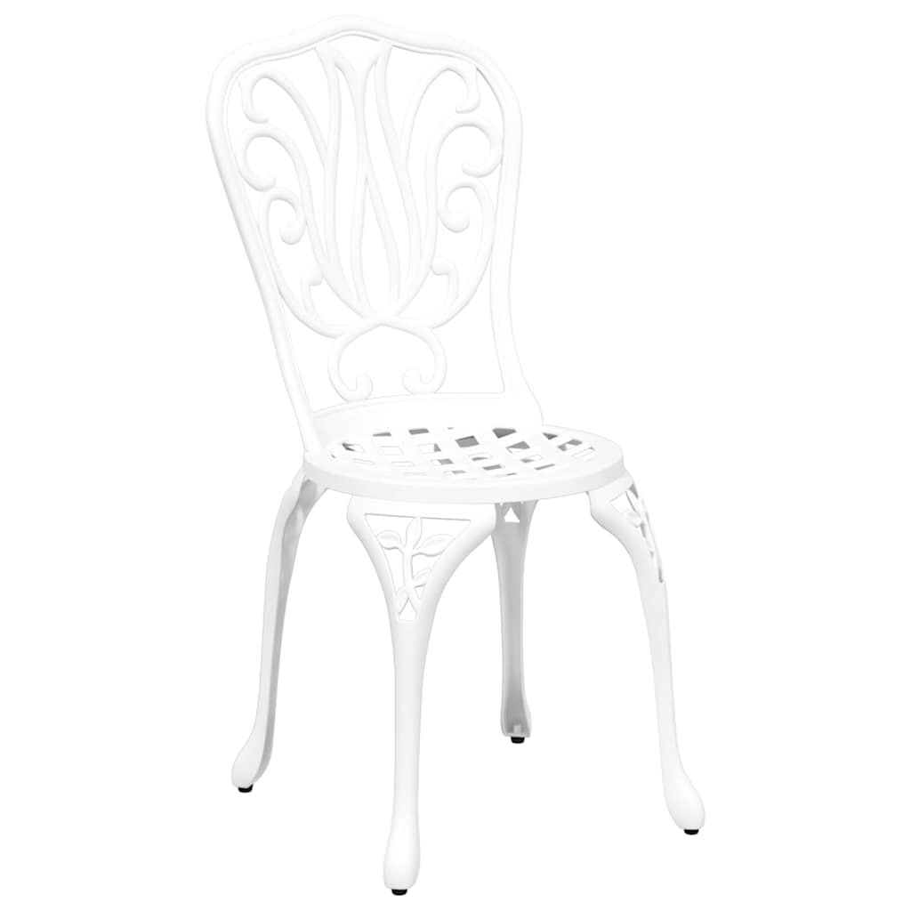 Bistro set za vrt 3 pcs Bijelo Aluminij