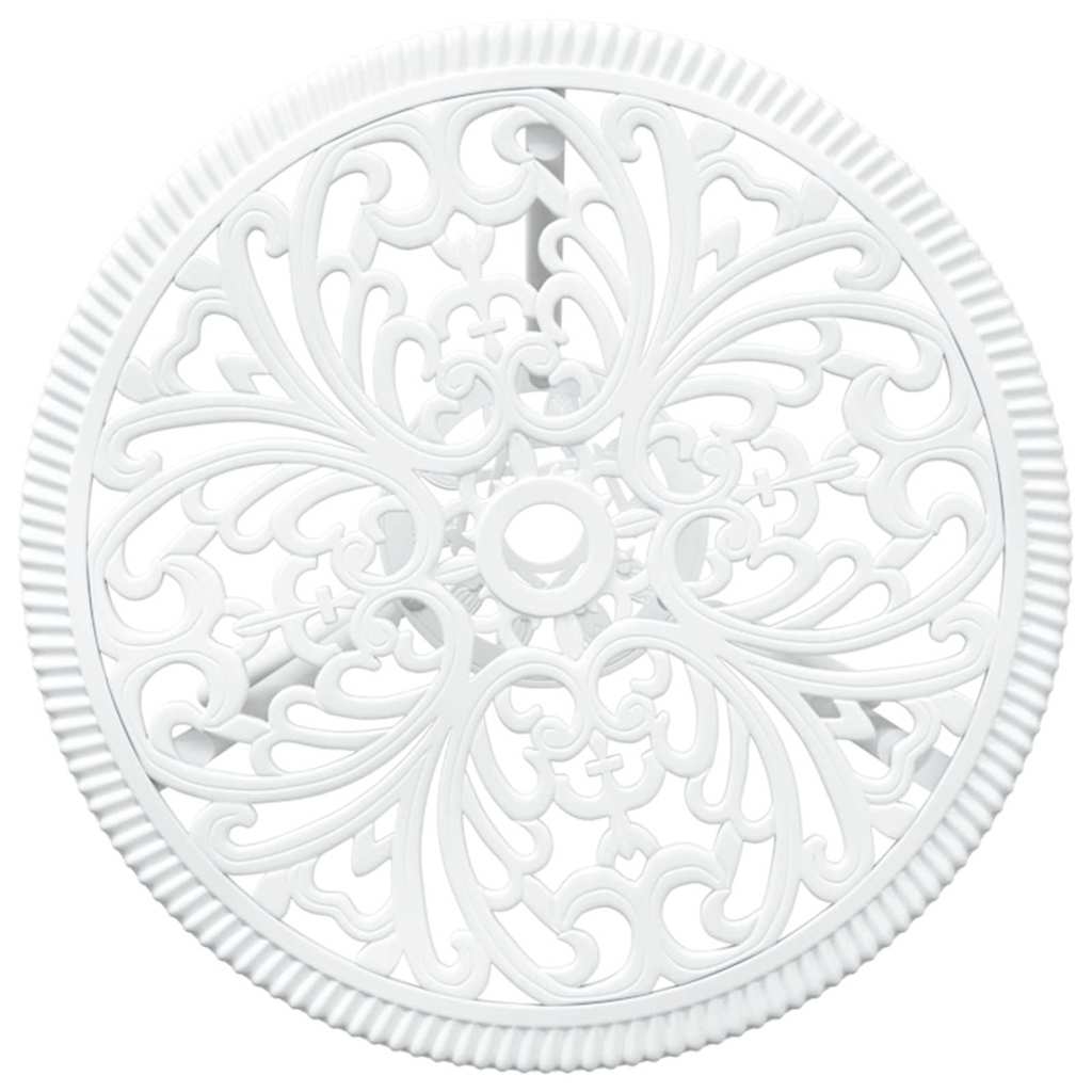 Bistro set za vrt 3 pcs Bijelo Aluminij