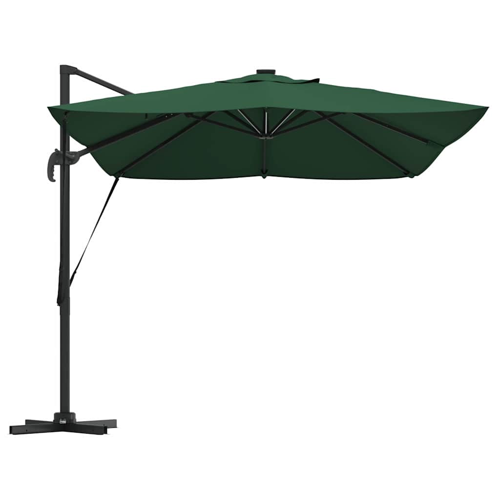 Suncobran Zelena 352 x 251 x 265 cm Poliester i aluminij
