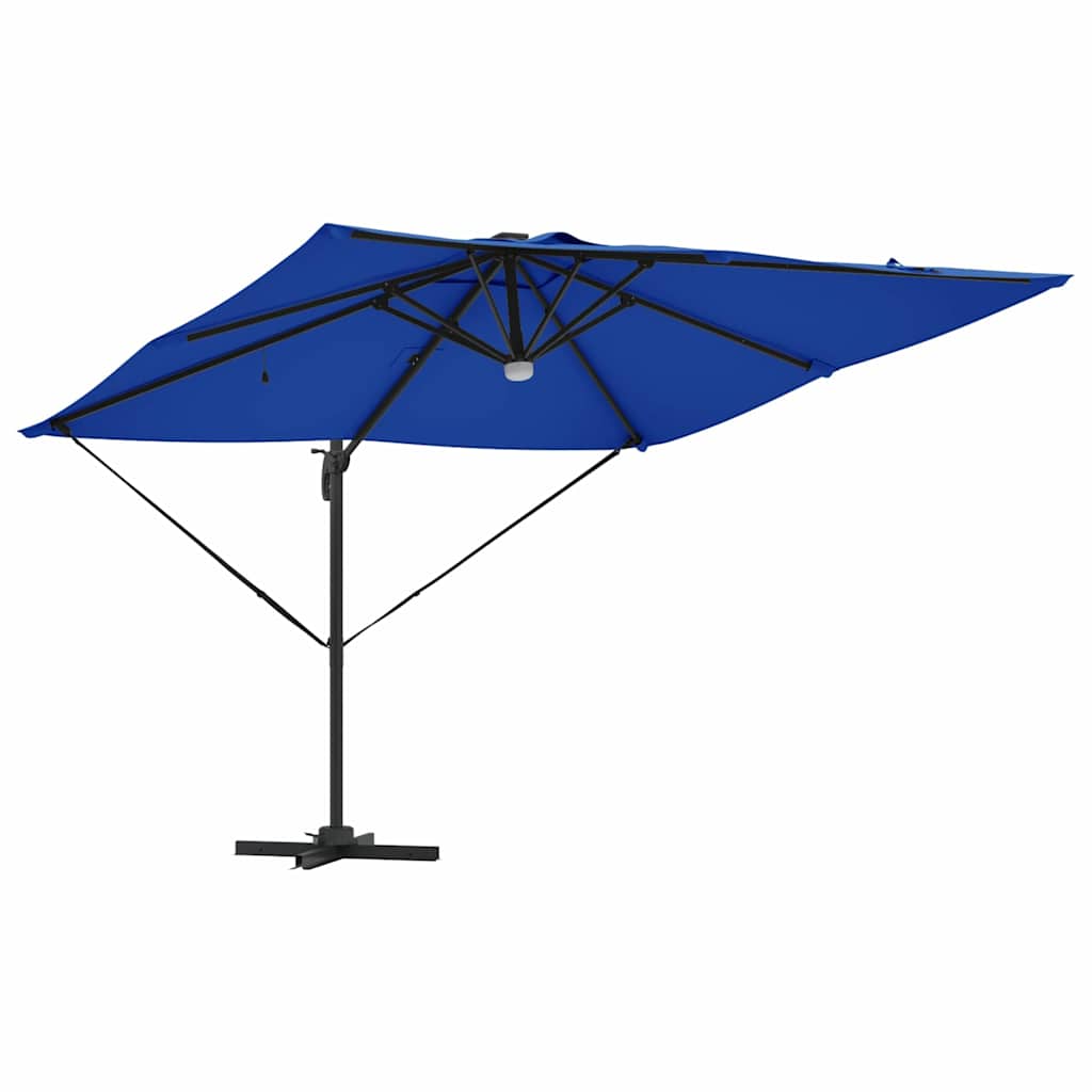 Roma Suncobran Plava 286 x 284 x 270 cm Aluminij i poliester