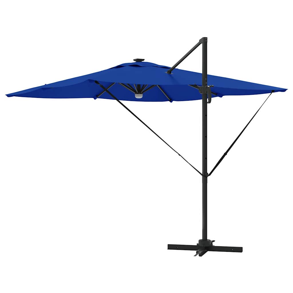 Roma Suncobran Plava 286 x 284 x 270 cm Aluminij i poliester