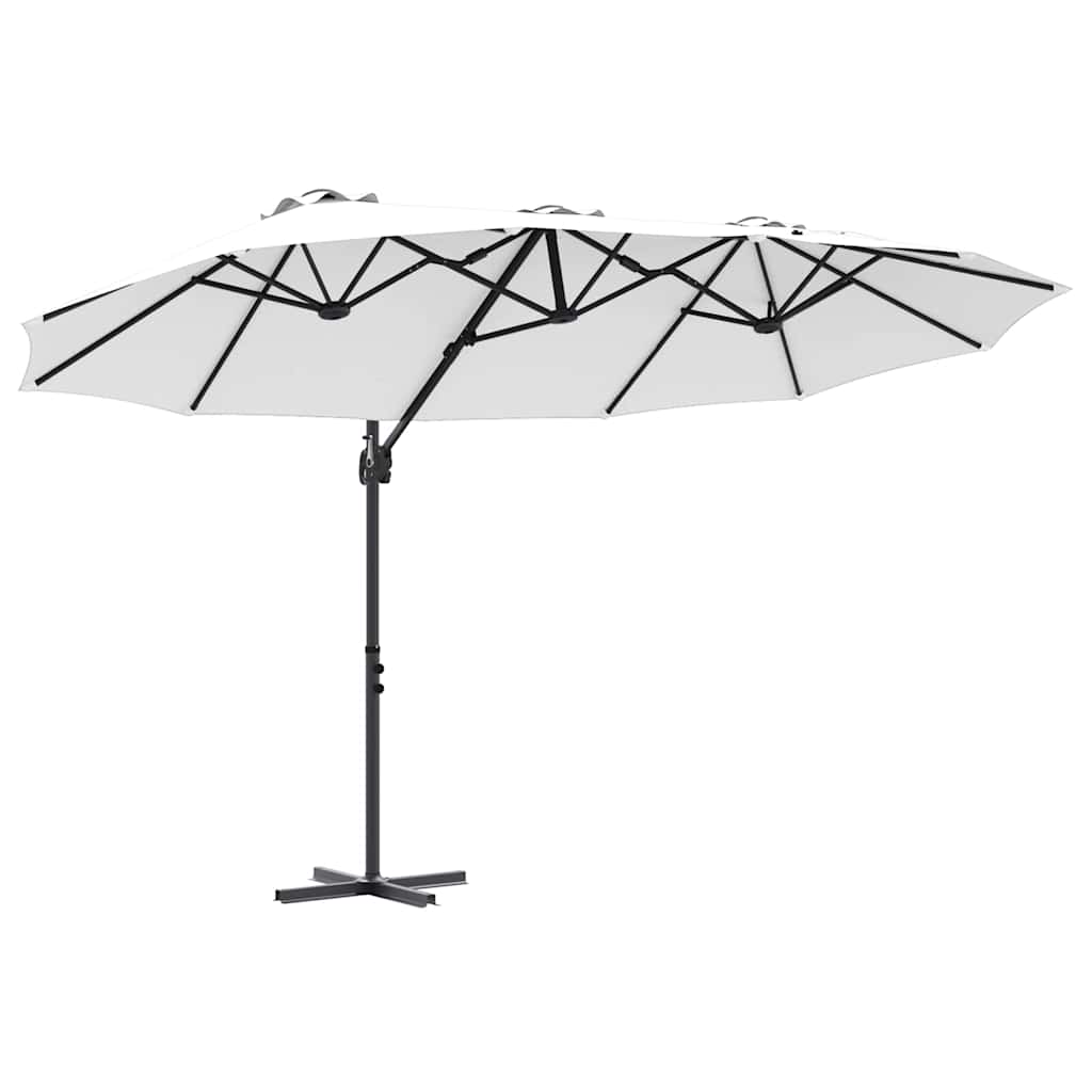 Suncobran Pijesak 372 x 198 x 243 cm Poliester i aluminij