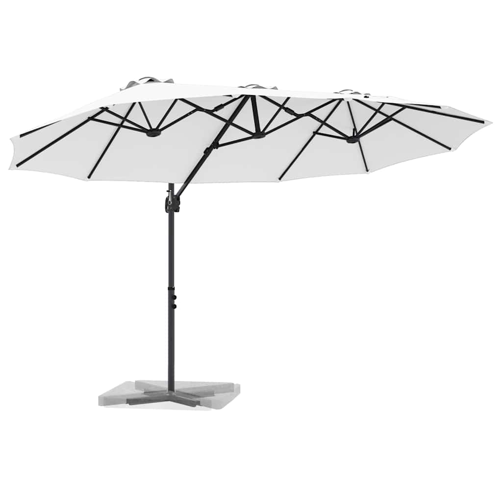 Suncobran Pijesak 372 x 198 x 243 cm Poliester i aluminij